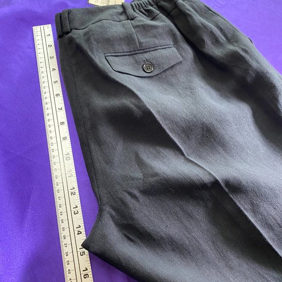 NWT๐Talbots Classic Elegant Linen Pants Elastic Side Waistband Comfortable Fit - Picture 10 of 11